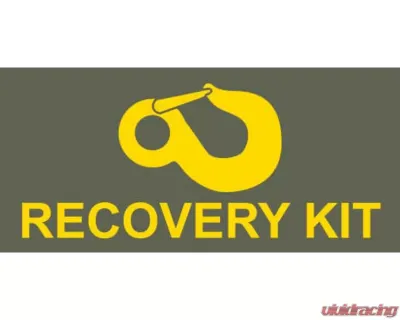 Quadratec Recovery Kit Ammo Storage Box Decal Yellow - 13135 0311